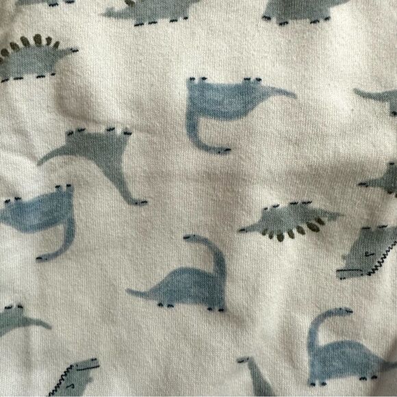 Baby Boy Blue Dinosaur Footie Blanket & Hat Bundle - Picture 3 of 5